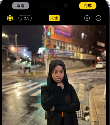 衡阳苹果15服务店分享如何在iPhone15系列机型拍摄照片中添加人像效果 